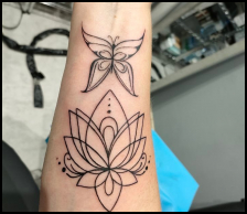 Photo du projet Papillons + lotus