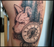 Photo du projet Horloge + loups