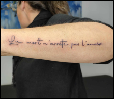 Photo du projet Lettre + phrase